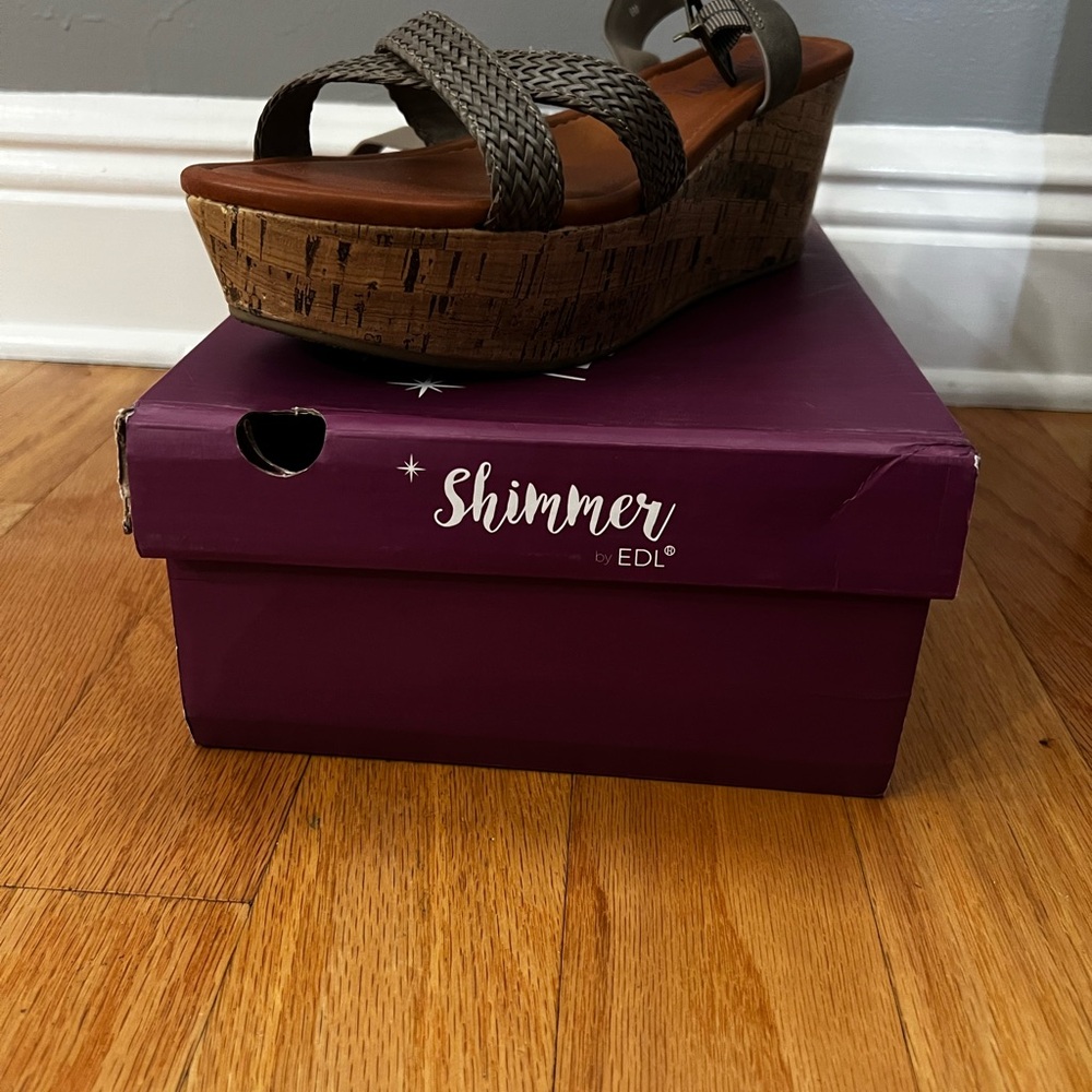 Women's Brown Wedge Sandals